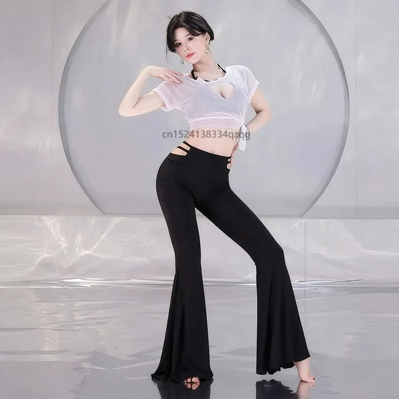 New Belly Dance Costume Flared Pants Suit Dance Practice Suit Oriental Dance Beginner Training Performance Clothing For Women
New Belly Dance Costume Flared Pants Suit Dance Practice Suit Oriental Dance Beginner Training Performance Clothing For Women