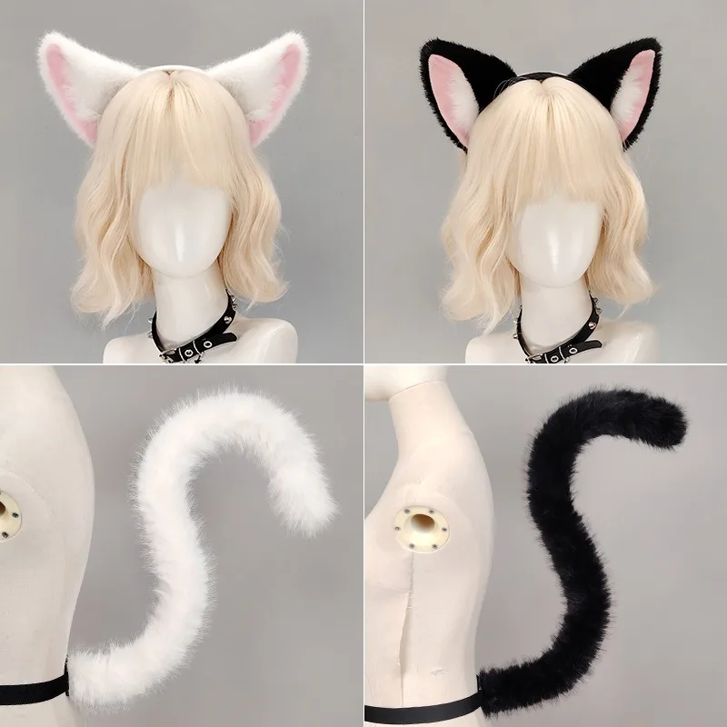 Nekomimi Cat Ears & Tail & Paw Set Cute Animal Cosplay Costume Accessories for Anime Convention Halloween & Stage Performance
Nekomimi Cat Ears & Tail & Paw Set Cute Animal Cosplay Costume Accessories for Anime Convention Halloween & Stage Performance