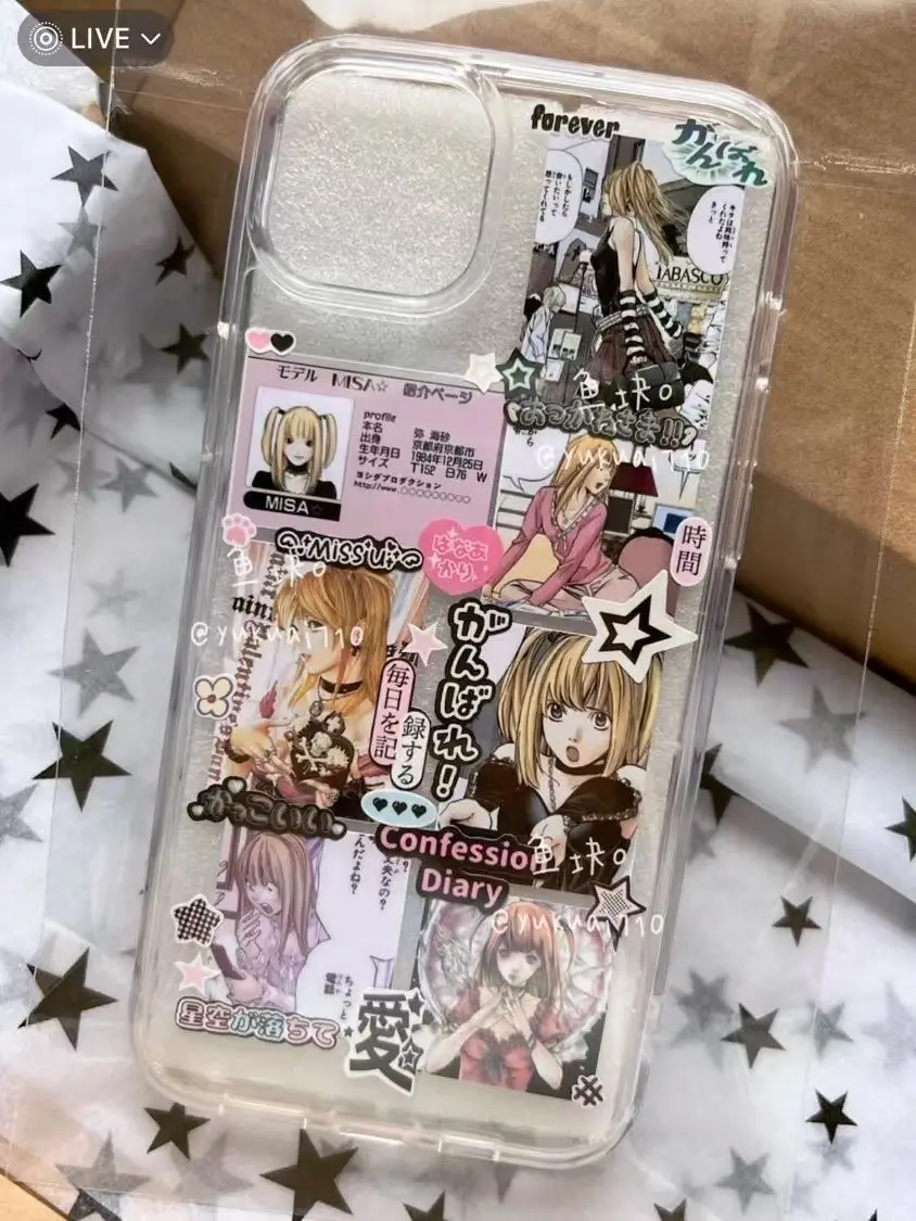 Kawaii Anime Misa Amane Mobile Phone Case Suit for Iphone 16 15 14 13 12 Student Girls Phone Case Kawaii Cute Case
Kawaii Anime Misa Amane Mobile Phone Case Suit for Iphone 16 15 14 13 12 Student Girls Phone Case Kawaii Cute Case