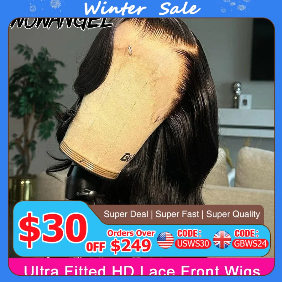 WowAngel 13x6 HD Lace Front Human Hair Wigs PrePlucked 250% Body Wave HD Transparent Lace Glueless Wigs Brazilian Hair for Woman
WowAngel 13x6 HD Lace Front Human Hair Wigs PrePlucked 250% Body Wave HD Transparent Lace Glueless Wigs Brazilian Hair for Woman