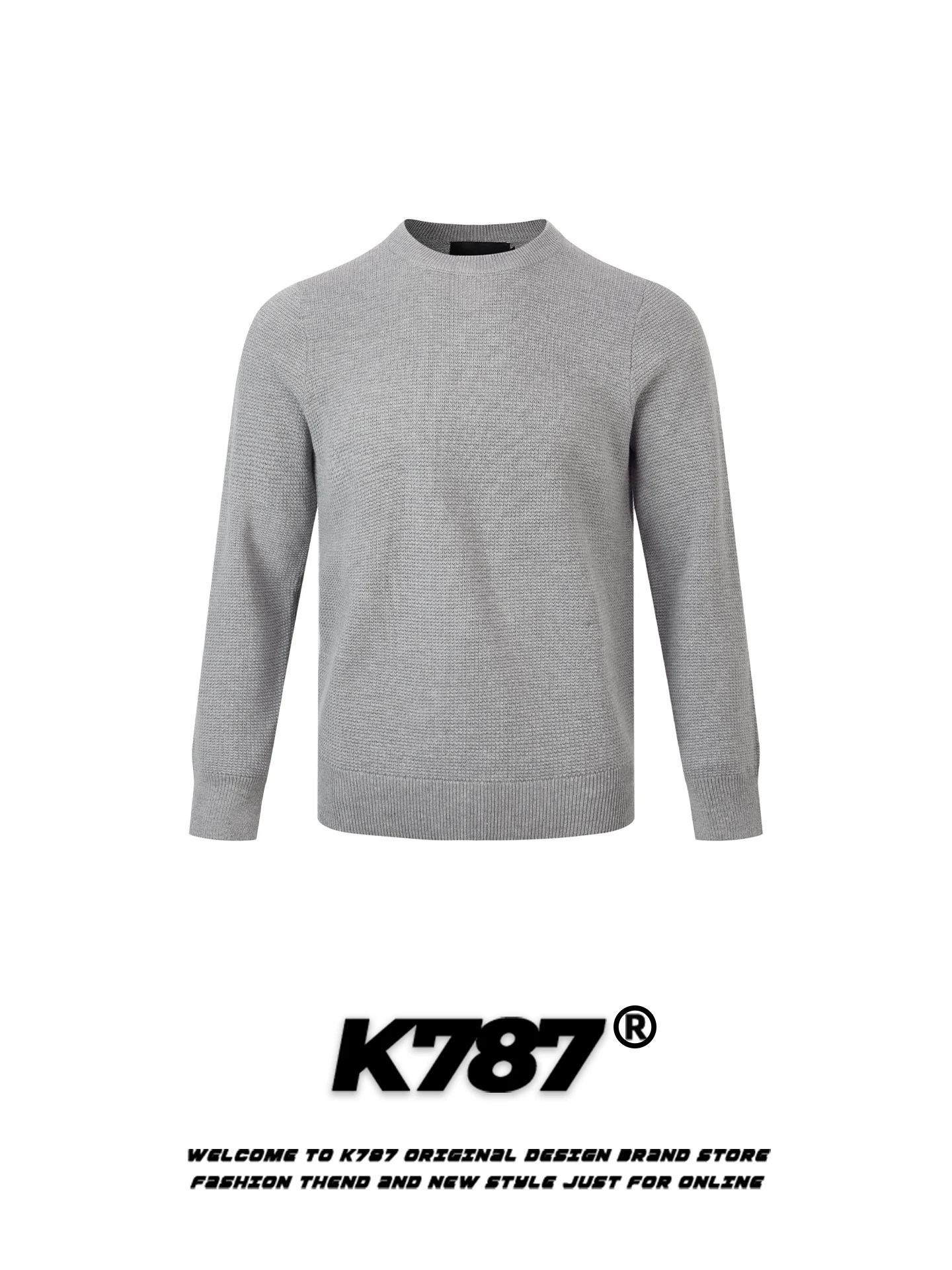 American Casual Texture round Ne Knitted Sweater Men's Simple Color Slim Fit Base Layer Top Cotton Nylon Fiber
American Casual Texture round Ne Knitted Sweater Men's Simple Color Slim Fit Base Layer Top Cotton Nylon Fiber