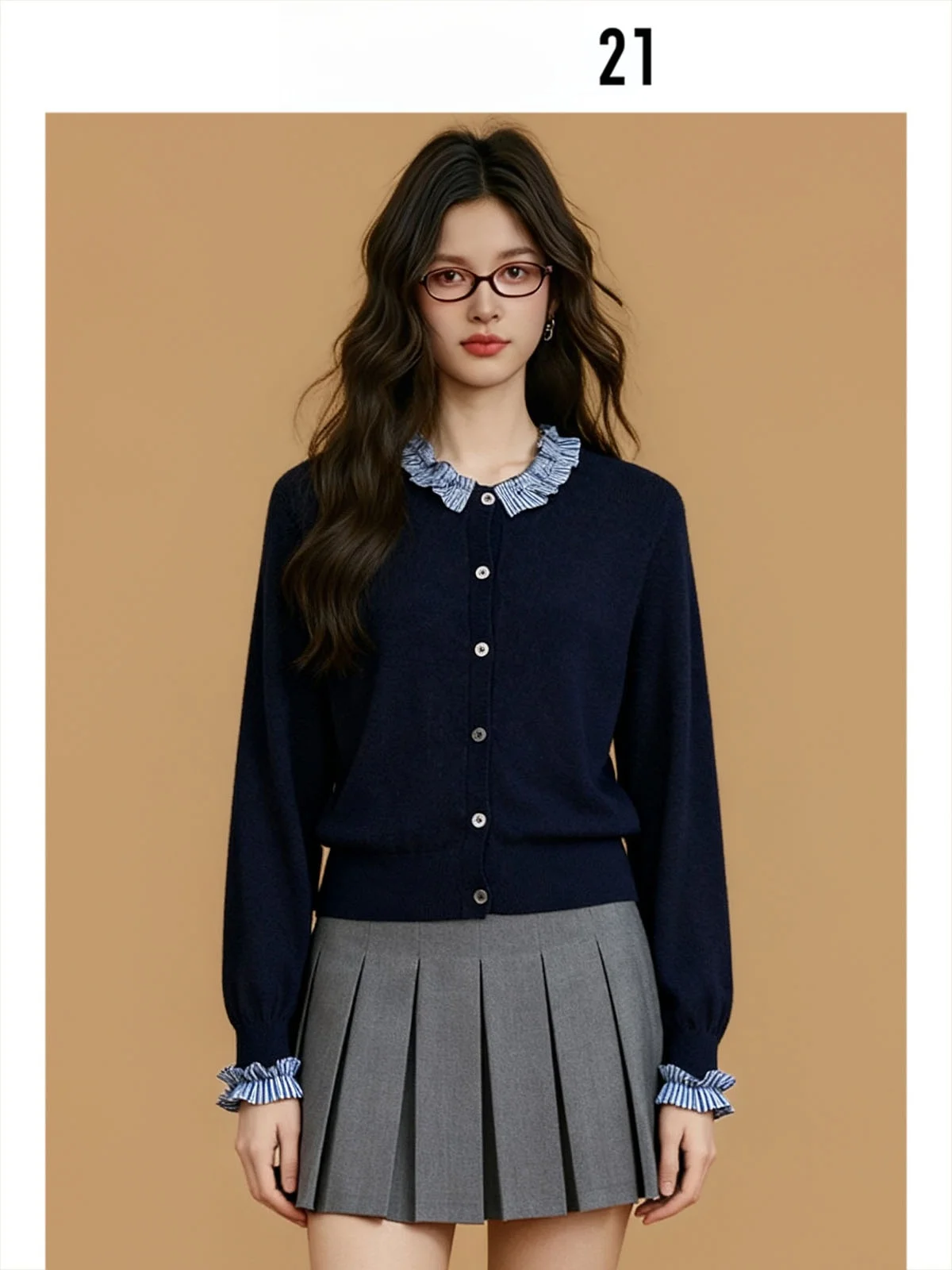 Forever 2, модный роскошный мягкий клетчатый трикотаж в стиле ретро с деревянным дизайном, универсальный женский топ French Sle Long Sve
Forever 2, модный роскошный мягкий клетчатый трикотаж в стиле ретро с деревянным дизайном, универсальный женский топ French Sle Long Sve