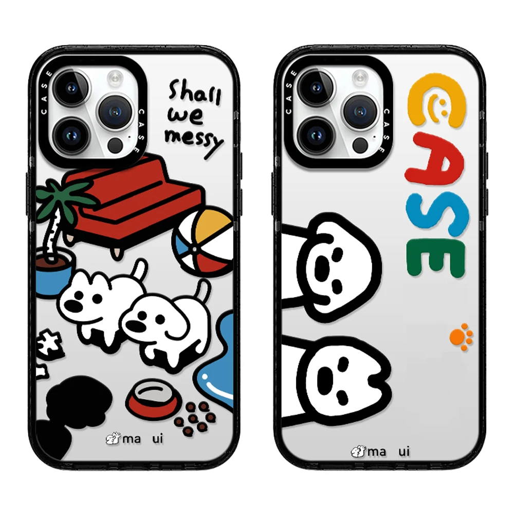 Acrylic Cute White Puppy Phone Case Cover With MagSafe For iPhone 16 12 13 14 15 16 Pro Max Plus Anti-drop Case
Acrylic Cute White Puppy Phone Case Cover With MagSafe For iPhone 16 12 13 14 15 16 Pro Max Plus Anti-drop Case