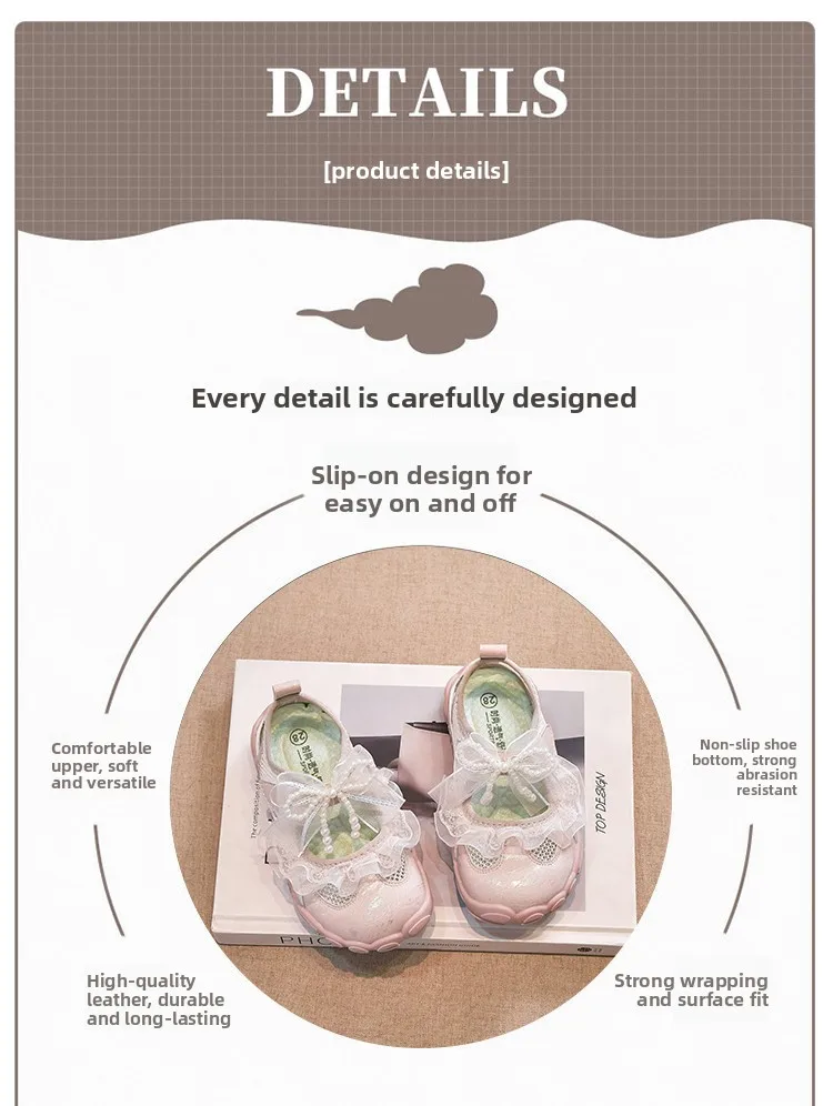 Girls Sandals Baotou 2026 Summer New Children's Bow Princess Little White Shoes Girls Mesh Sports Mesh Shoes girl shoes
Girls Sandals Baotou 2026 Summer New Children's Bow Princess Little White Shoes Girls Mesh Sports Mesh Shoes girl shoes