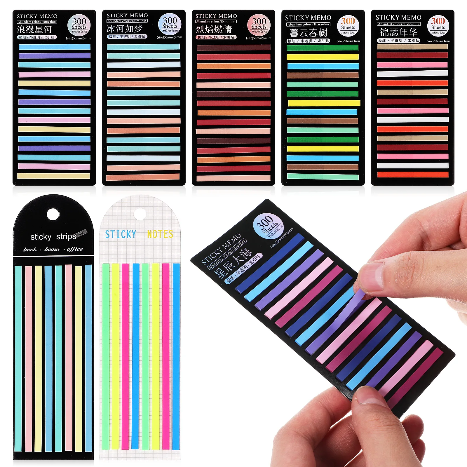 8 Packs Highlighter Strips Translucent Removable Sticky Tapes Book Tabs Annotating Pages Markers Office School Supplies
8 Packs Highlighter Strips Translucent Removable Sticky Tapes Book Tabs Annotating Pages Markers Office School Supplies