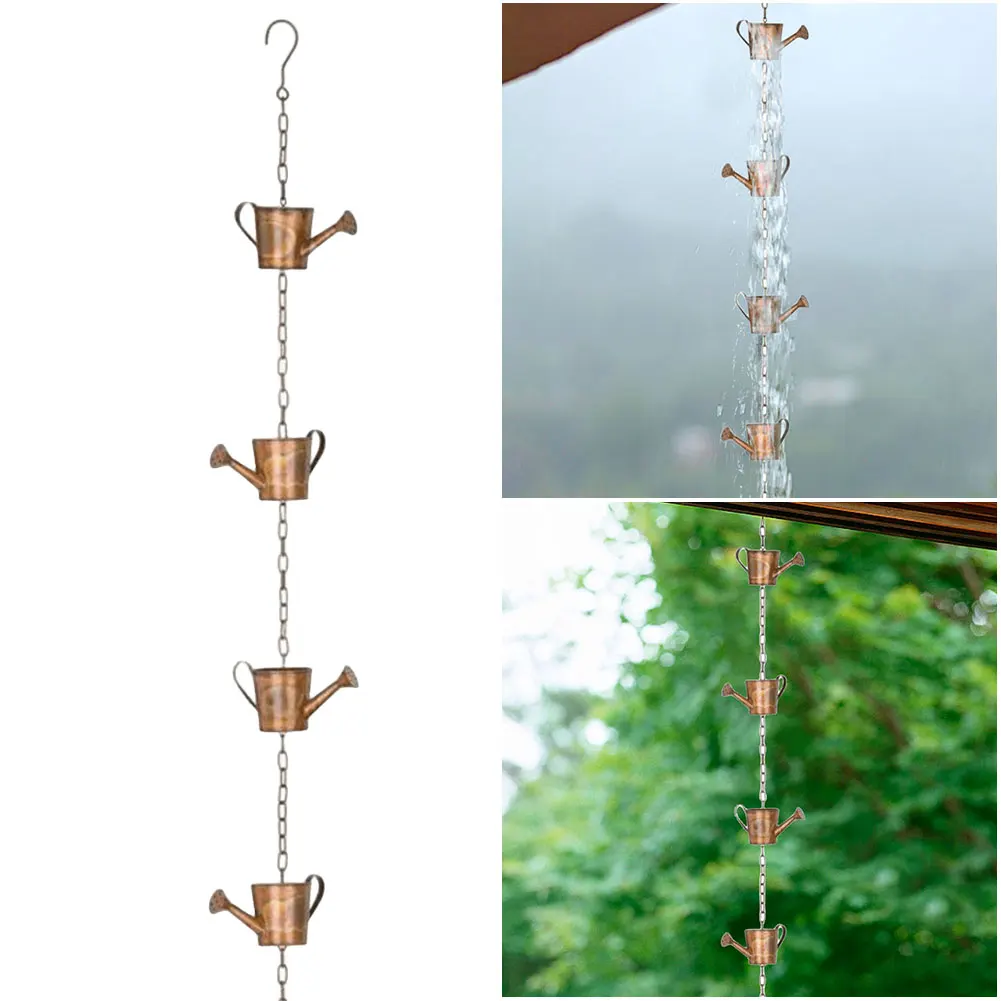 Metal Rainwater Drainage Chain Multifunction Drainage Rainwater Chain Decorative Rain Chains Exquisite for Indoor Outdoor Decor
Metal Rainwater Drainage Chain Multifunction Drainage Rainwater Chain Decorative Rain Chains Exquisite for Indoor Outdoor Decor