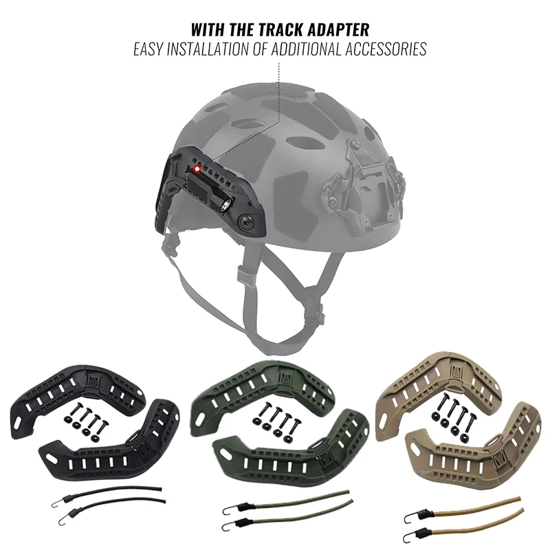 PHILE-For FAST Helmet Rail Accessories Multifunctional DIY For CS Protective Gear Arc Portable Tactics Helmet Rail Parts
PHILE-For FAST Helmet Rail Accessories Multifunctional DIY For CS Protective Gear Arc Portable Tactics Helmet Rail Parts