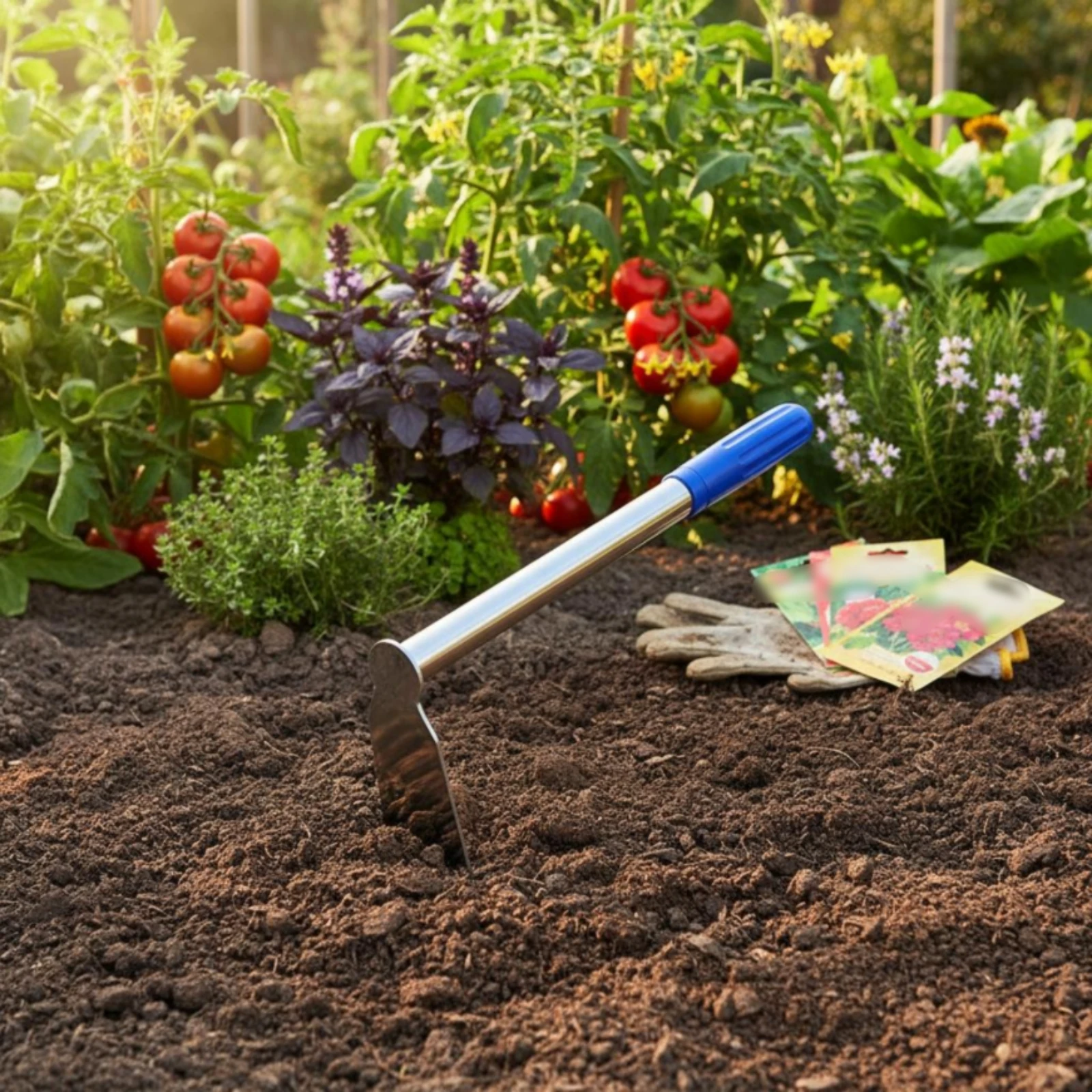 4 Pieces Stainless Steel Hand Hoe Rust Proof Two-Way Purpose Garden Hoe 3 Prong Cultivator Long-Lasting Two-Way Headed Garden
4 Pieces Stainless Steel Hand Hoe Rust Proof Two-Way Purpose Garden Hoe 3 Prong Cultivator Long-Lasting Two-Way Headed Garden