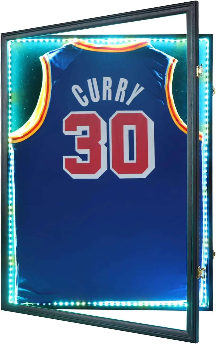 LED Sports Jersey Display Case with UV Protection, Lockable Shadow Box for Baseball Basketball Football Shirts
LED Sports Jersey Display Case with UV Protection, Lockable Shadow Box for Baseball Basketball Football Shirts