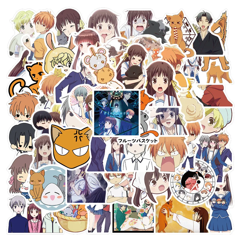 10/50/100PCS Anime Fruits Basket Sticker Cartoon Cute Graffiti Decoration Skateboard Laptop Guitar Waterproof Decals Kids Toys
10/50/100PCS Anime Fruits Basket Sticker Cartoon Cute Graffiti Decoration Skateboard Laptop Guitar Waterproof Decals Kids Toys