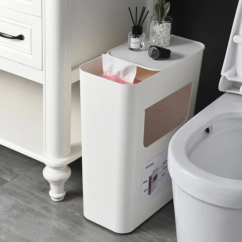 "Two-in-One Trash Can with Wheel - Mobile Dustbin & Paper Towel Dispenser, Multi-Functional Toilet Seam Garbage Solution
"Two-in-One Trash Can with Wheel - Mobile Dustbin & Paper Towel Dispenser, Multi-Functional Toilet Seam Garbage Solution