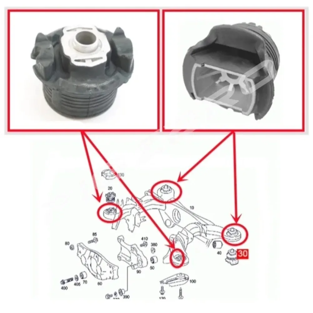 2213511242 2213511342 Rear Bridge Support Rubber Cushion Replacement Parts for Mercedes Benz W221 S280 S320 S350 S400 S500 S600
2213511242 2213511342 Rear Bridge Support Rubber Cushion Replacement Parts for Mercedes Benz W221 S280 S320 S350 S400 S500 S600