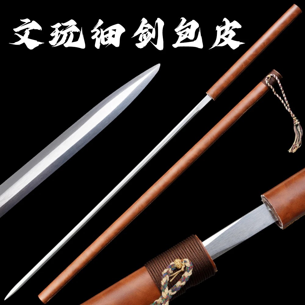 Chinese Rapier Sword,Real Metal Blade,Shirasaya Swords,Wood With PU Saya,Home Decor,Cosplay Practice Use
Chinese Rapier Sword,Real Metal Blade,Shirasaya Swords,Wood With PU Saya,Home Decor,Cosplay Practice Use