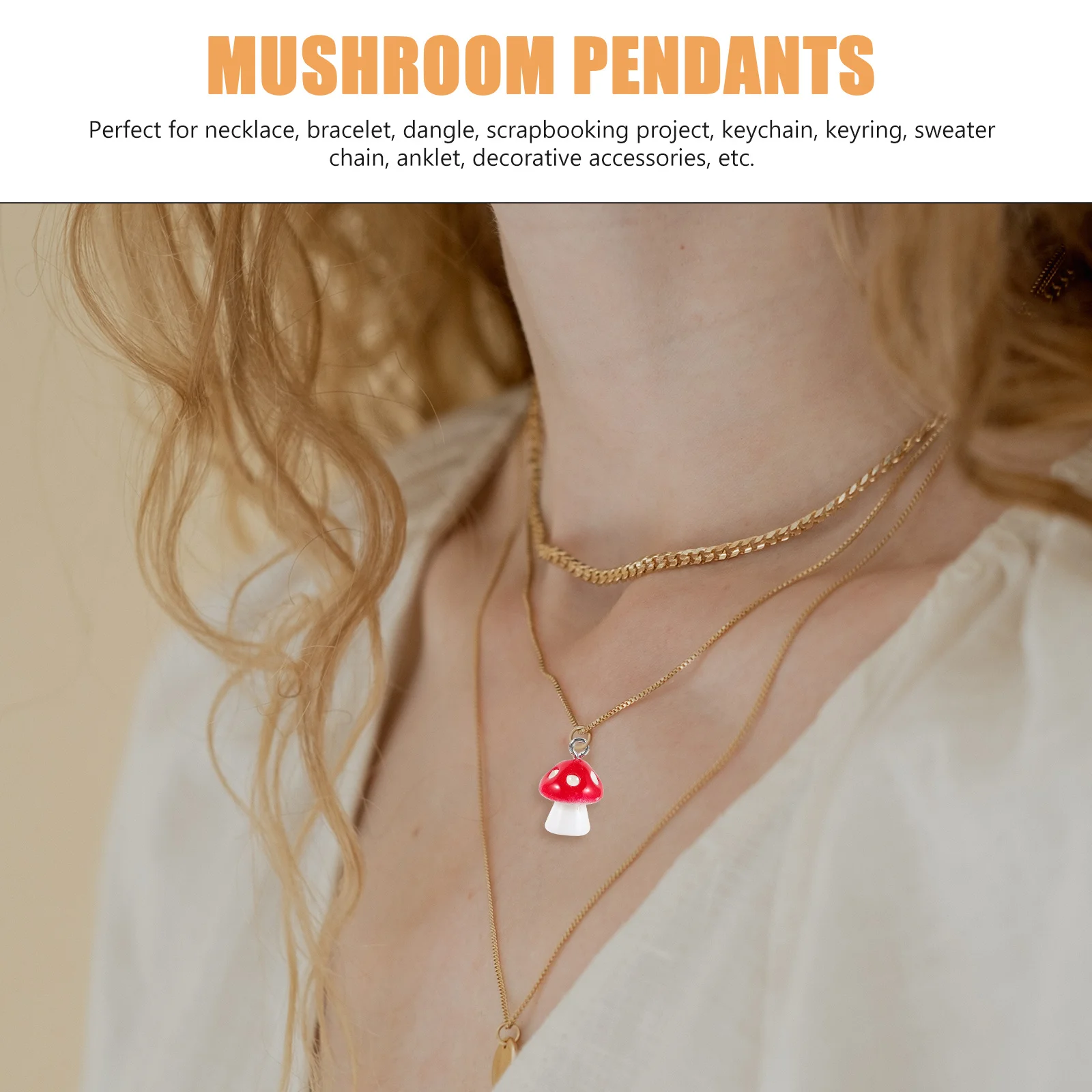 30Pcs 12mm Simulation Mushroom Pendants Durable Fine Workmanship DIY Jewelry Accessories Red Mushroom Pendants
30Pcs 12mm Simulation Mushroom Pendants Durable Fine Workmanship DIY Jewelry Accessories Red Mushroom Pendants