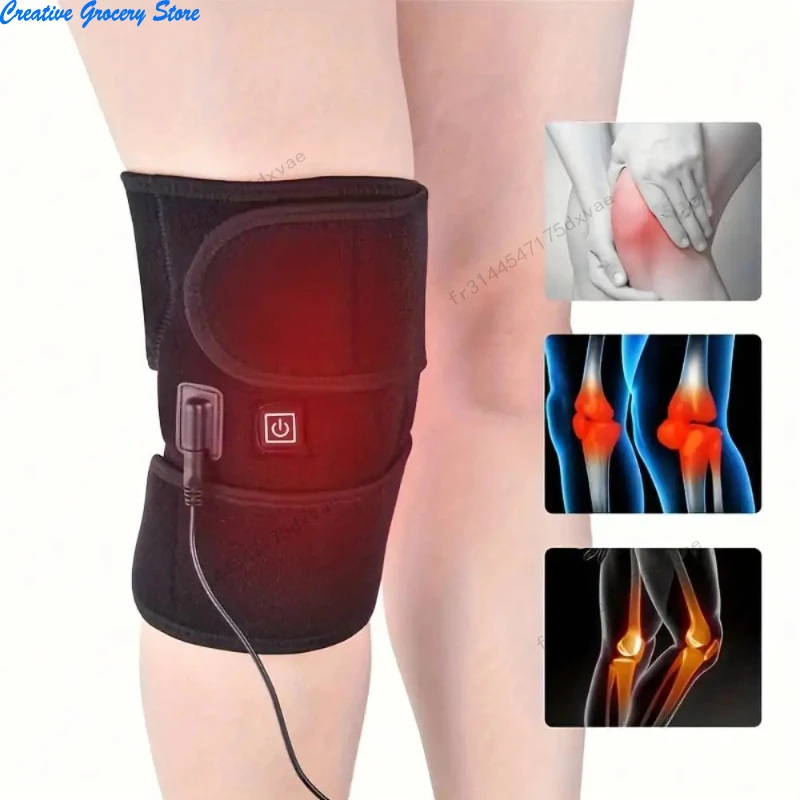 Electric Heated Knee Brace Adjustable Knee Pads for Cold Legs Warm Winter Thermal Knee Support Arthritis Pain Relief Massager
Electric Heated Knee Brace Adjustable Knee Pads for Cold Legs Warm Winter Thermal Knee Support Arthritis Pain Relief Massager
