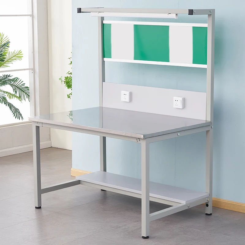 With Lamp Console Assembly Line Electronics Factory Workshop Inspection Table Cus Stainless Steel Anti-static Workbench Workshop
With Lamp Console Assembly Line Electronics Factory Workshop Inspection Table Cus Stainless Steel Anti-static Workbench Workshop