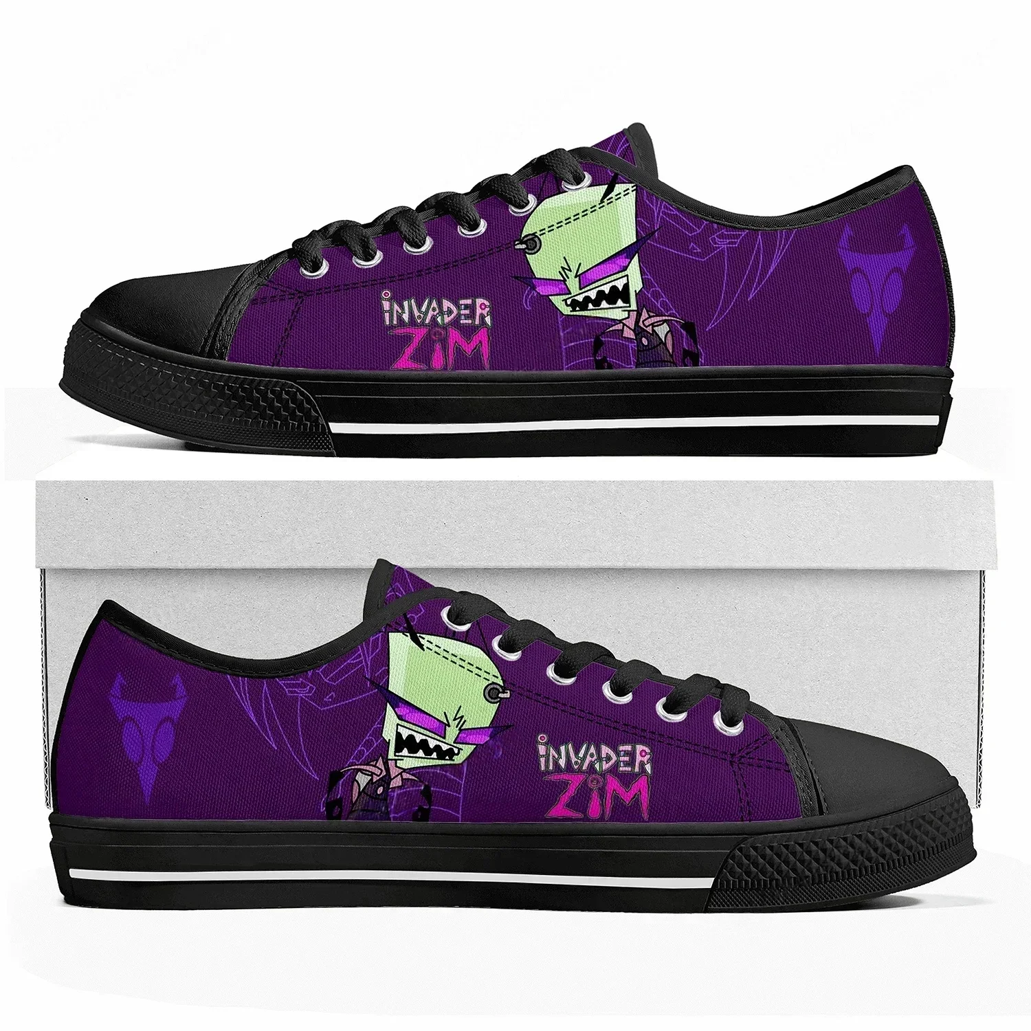 Кеды Zim Low Top унисекс Invader: высококачественные повседневные кеды из канваса с аниме-принтами, манга и комиксами, обувь на заказ
Кеды Zim Low Top унисекс Invader: высококачественные повседневные кеды из канваса с аниме-принтами, манга и комиксами, обувь на заказ