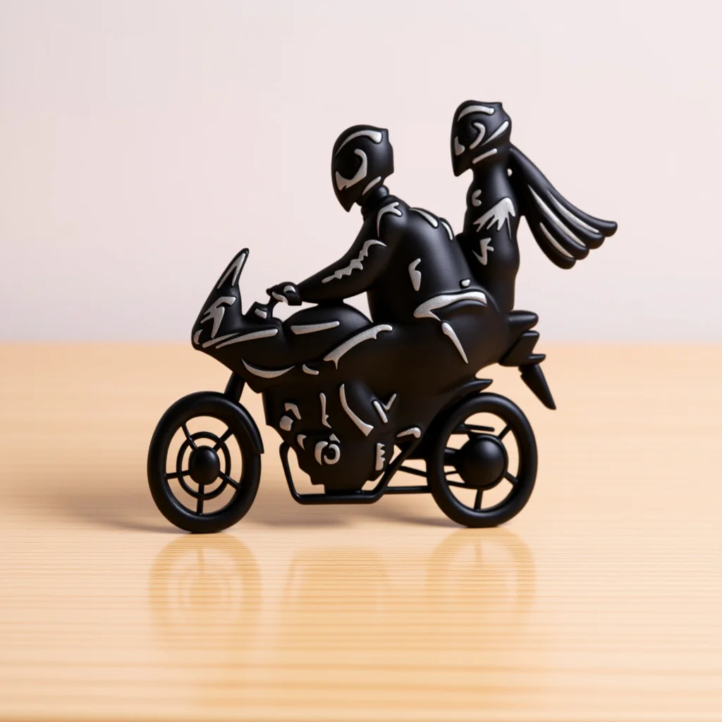 Personalised Wedding Cake Toppers Black Motorcycle Acrylic Stick Elegant Design for Wedding Engagement Valentine's Day Food Safe
Personalised Wedding Cake Toppers Black Motorcycle Acrylic Stick Elegant Design for Wedding Engagement Valentine's Day Food Safe