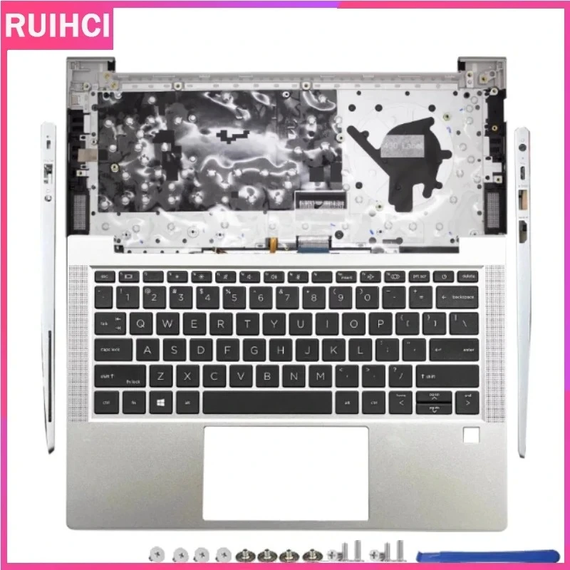 New For HP EliteBook 630 640 650 G8 G9 G10 US Keyboard Laptop Palmrest Upper Cover Case Keyboard Replacement N10777-001
New For HP EliteBook 630 640 650 G8 G9 G10 US Keyboard Laptop Palmrest Upper Cover Case Keyboard Replacement N10777-001