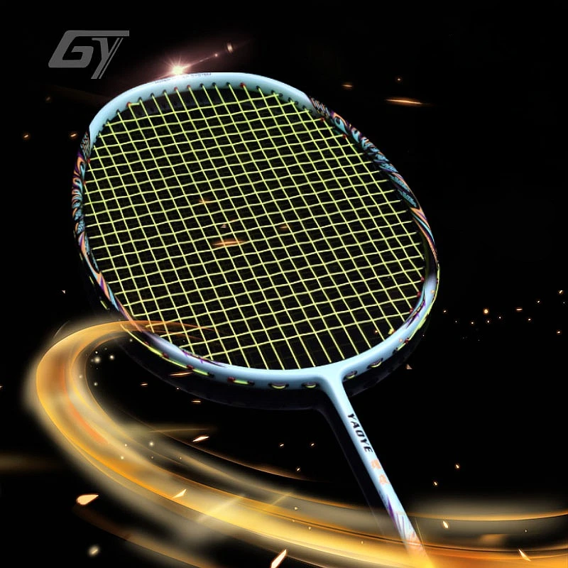 Offensive Badminton Racket Carbon Fiber 32 Pounds Professional Training Carbon Badminton Racket
Offensive Badminton Racket Carbon Fiber 32 Pounds Professional Training Carbon Badminton Racket