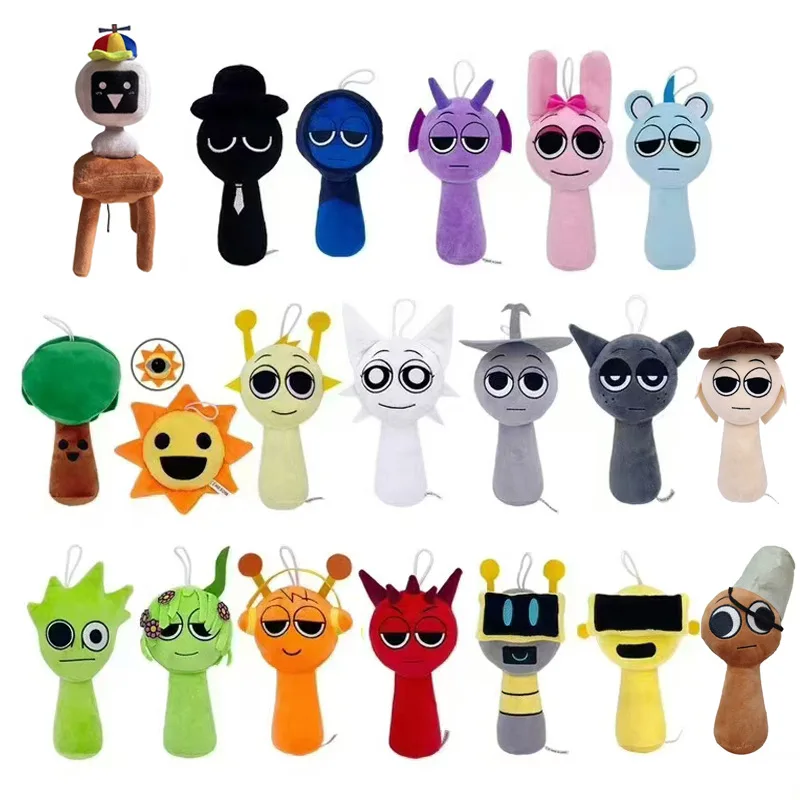 Sprunki Incredibox Plush Pillow Collection, Kawaii Style Soft Cushions, Set of 20
Sprunki Incredibox Plush Pillow Collection, Kawaii Style Soft Cushions, Set of 20