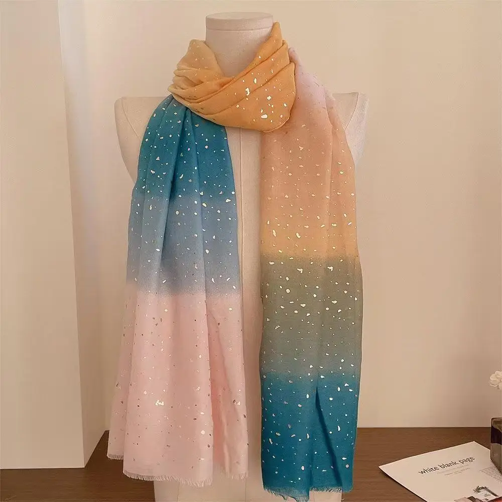 Women Tricolor Gold Stitching Cotton Linen Scarf Spring Summer New Fashionable Decorate Thin Scarf Sun Protection Shawl
Women Tricolor Gold Stitching Cotton Linen Scarf Spring Summer New Fashionable Decorate Thin Scarf Sun Protection Shawl