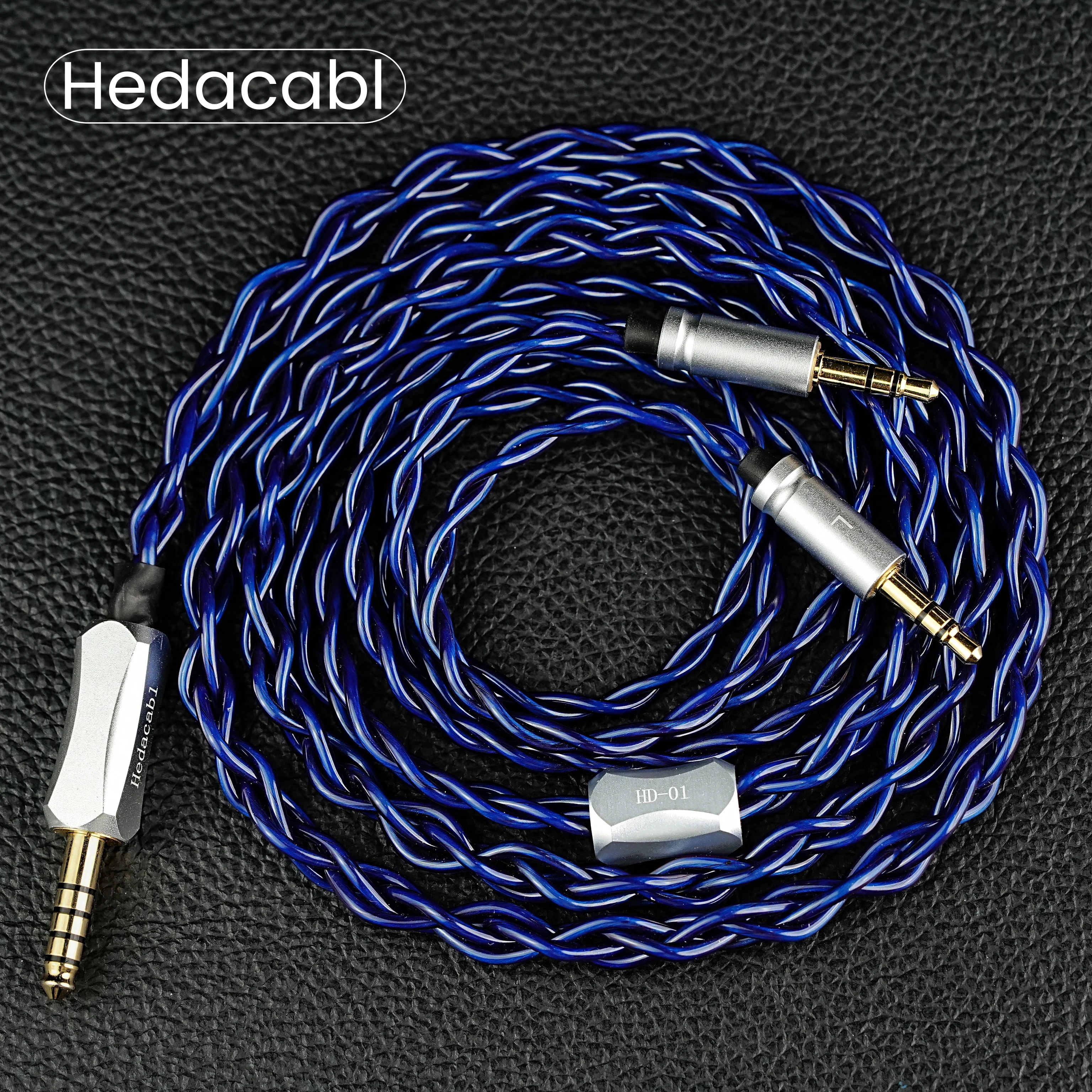 Hedacabl HD-01 4-Core OCC Headphone Cable, dual 3.5mm TRS to 3.5/2.5/4.4mm/XLR Cable, suitable for HIFIMAN DENON Sony Headphones
Hedacabl HD-01 4-Core OCC Headphone Cable, dual 3.5mm TRS to 3.5/2.5/4.4mm/XLR Cable, suitable for HIFIMAN DENON Sony Headphones