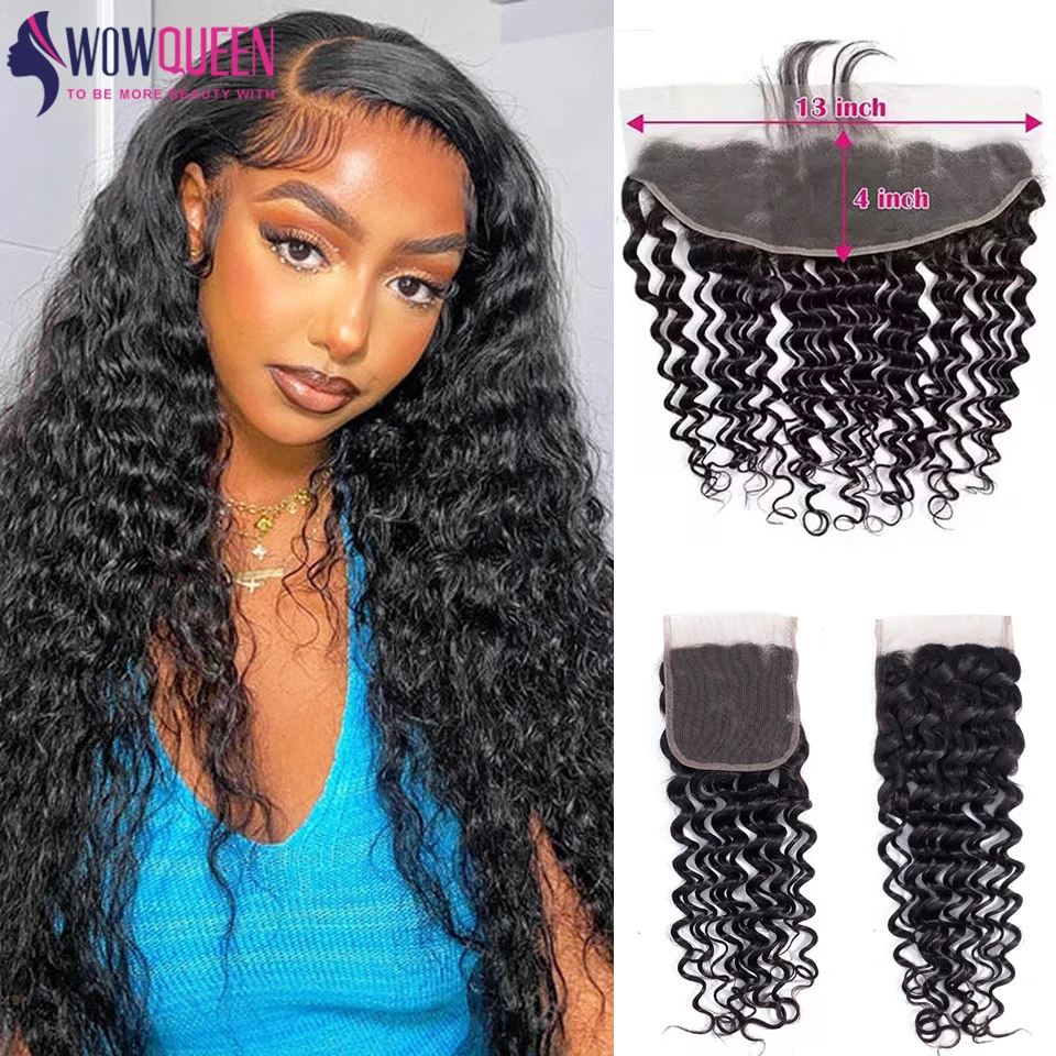 Transparent Lace Frontal Deep Wave 13x6 13x4 Lace Frontal Closure Melt Skin Brazilian Human Hair 4x4 5x5 6x6 Lace Closure Only
Transparent Lace Frontal Deep Wave 13x6 13x4 Lace Frontal Closure Melt Skin Brazilian Human Hair 4x4 5x5 6x6 Lace Closure Only