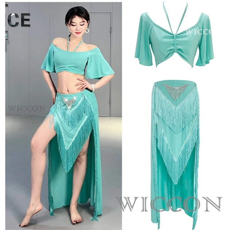 2024 New Belly Dance V-neck Sexy Hot Diamond Fringe Skirt Set Belly Dance Performance Skirt Modern Dance Performance Carnival
2024 New Belly Dance V-neck Sexy Hot Diamond Fringe Skirt Set Belly Dance Performance Skirt Modern Dance Performance Carnival