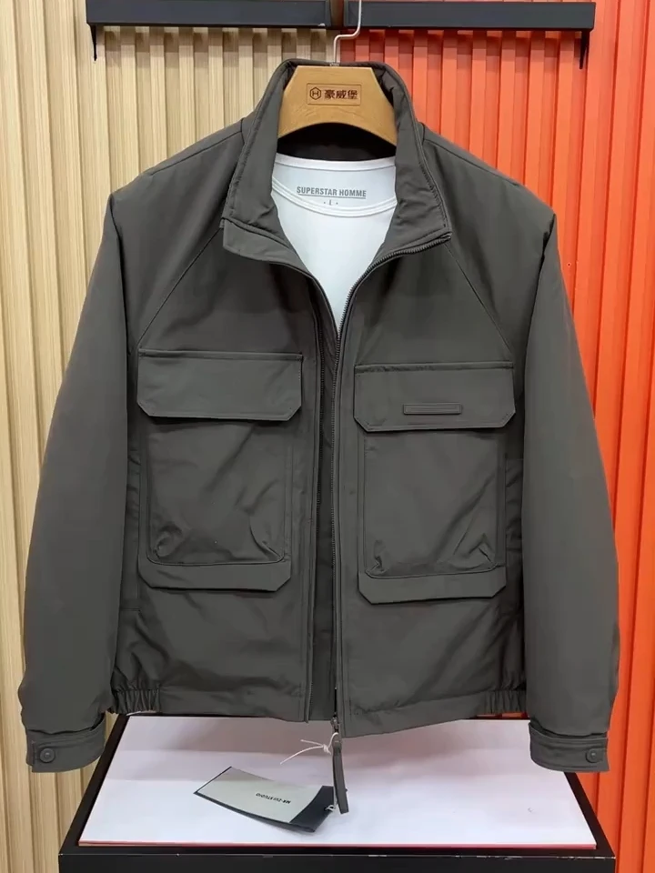 New Men's Cotton Jaet Stand Collar Comfortable Faionable Casual Versatile Haome Autumn Winter Outerwear Stand Fit
New Men's Cotton Jaet Stand Collar Comfortable Faionable Casual Versatile Haome Autumn Winter Outerwear Stand Fit