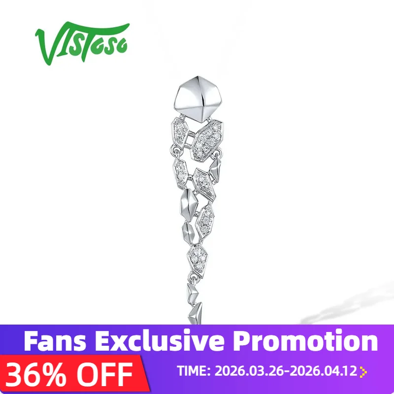 VISTOSO Genuine 14K 585 White Gold Pendant For Women Sparkling Diamond Classic Wedding Engagement Elegant Gifts Fine Jewelry
VISTOSO Genuine 14K 585 White Gold Pendant For Women Sparkling Diamond Classic Wedding Engagement Elegant Gifts Fine Jewelry