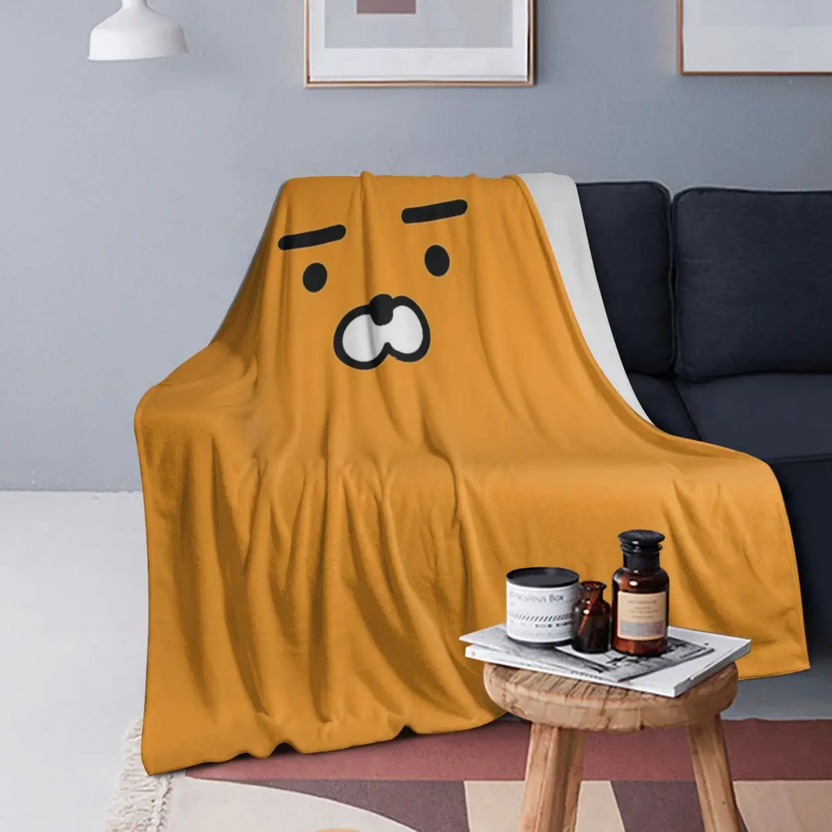 Kakao Ryan Blankets Soft Warm Flannel Throw Blanket Bedding for Bed Living room Picnic Travel Home Sofa
Kakao Ryan Blankets Soft Warm Flannel Throw Blanket Bedding for Bed Living room Picnic Travel Home Sofa