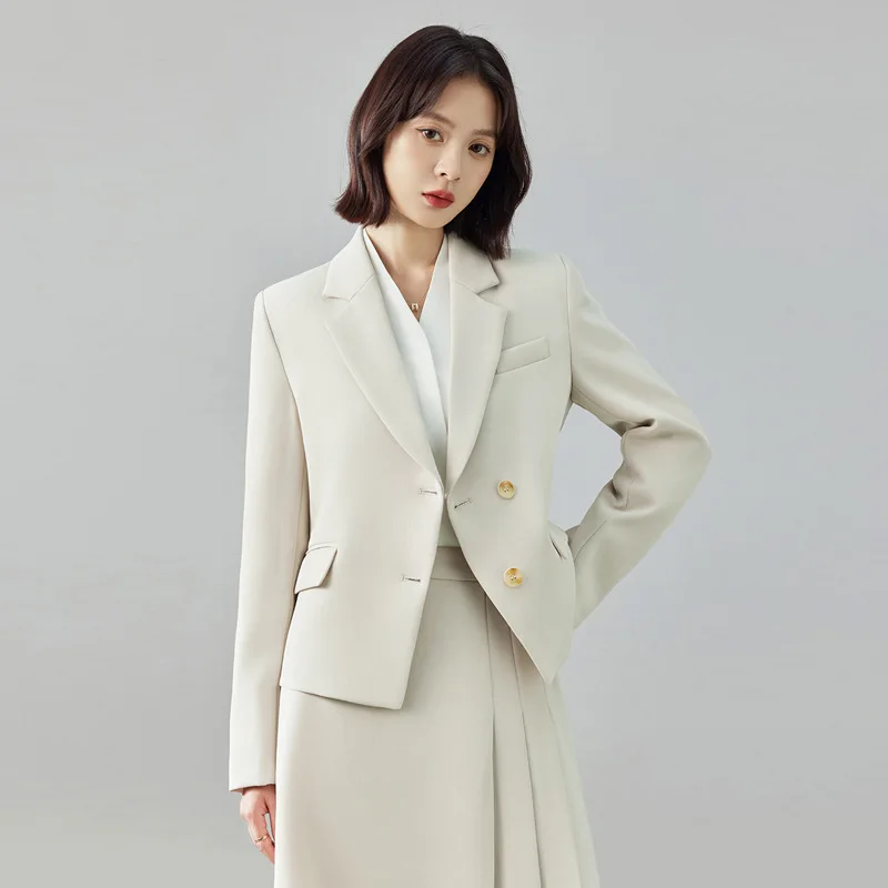 2025Осенне-зимний новый высококачественный двубортный костюм, деловой профессиональный черный облегающий рабочий костюм для поездок на работу, комплект
2025Осенне-зимний новый высококачественный двубортный костюм, деловой профессиональный черный облегающий рабочий костюм для поездок на работу, комплект