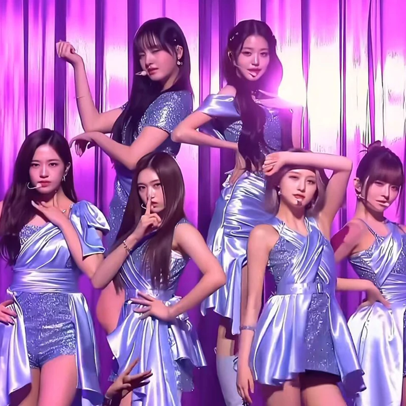 Kpop Girl Group Jazz Dance Costumes Women Dance Outfits Hip hop Stage Performance Costumes Nightclub Female Singer Rave Clothes
Kpop Girl Group Jazz Dance Costumes Women Dance Outfits Hip hop Stage Performance Costumes Nightclub Female Singer Rave Clothes