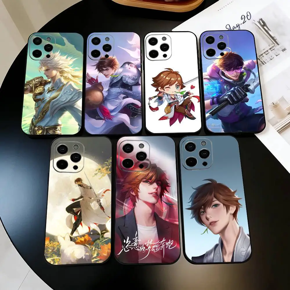 H-Honor of K-Kings Li Bai-es Phone Case For iPhone 17,16,15,14,13,12,11 Plus,Pro Max,XS,Soft Silicone Black Cover
H-Honor of K-Kings Li Bai-es Phone Case For iPhone 17,16,15,14,13,12,11 Plus,Pro Max,XS,Soft Silicone Black Cover