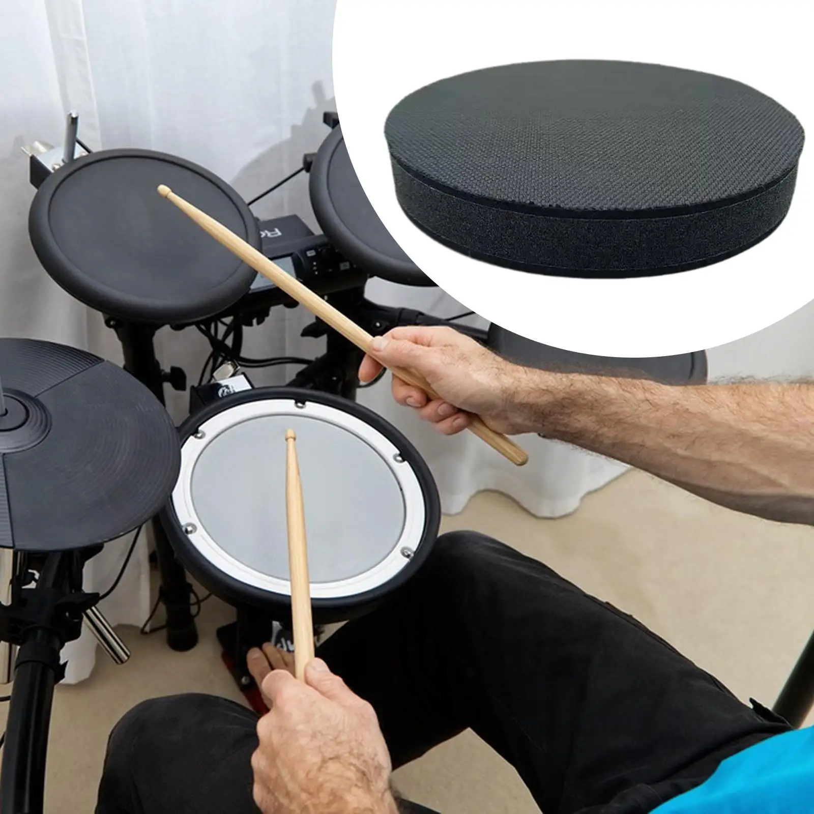 Electric Bass Kick Drum Sponge Easy to Install Mesh Head Quiet High Performance Spare Part Professional Dampener Pad Replacement
Electric Bass Kick Drum Sponge Easy to Install Mesh Head Quiet High Performance Spare Part Professional Dampener Pad Replacement