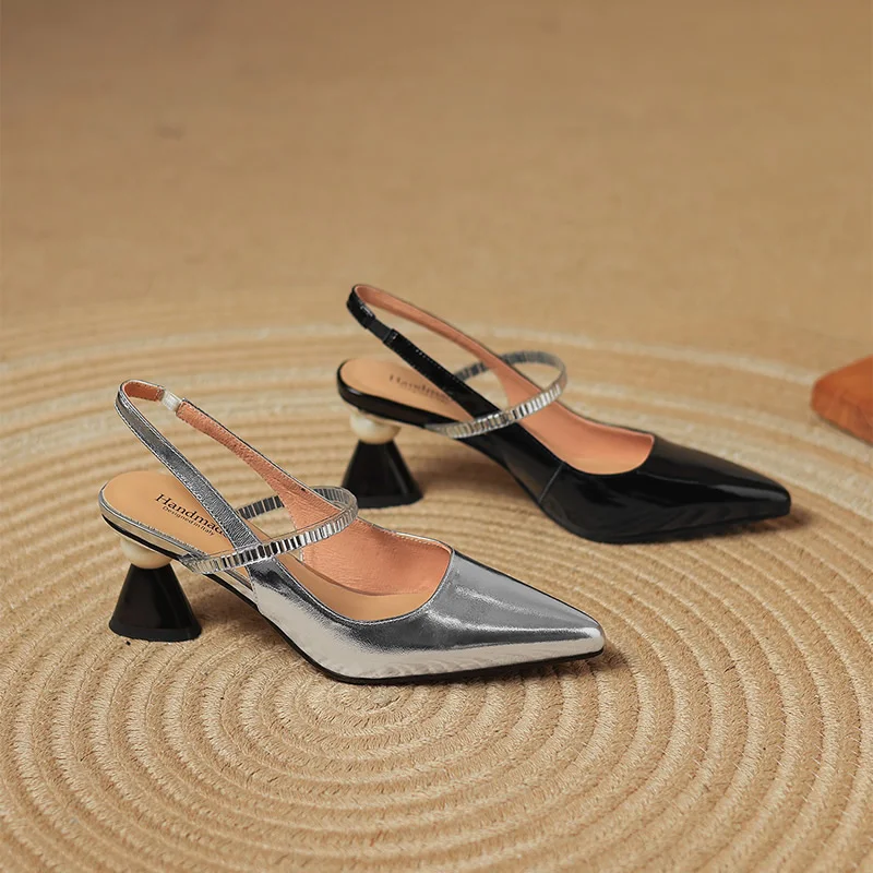 Women New High Heels Sandals Pointed Toe Chunky Shoes Fashion Summer Slippers Designer 2025 Sexy Luxury Pumps Woman Sandalias
Women New High Heels Sandals Pointed Toe Chunky Shoes Fashion Summer Slippers Designer 2025 Sexy Luxury Pumps Woman Sandalias