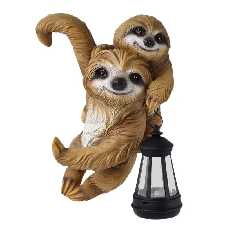 Solar Garden Statue Adorable Sloth Statue Sloth Shape Sculpture With Auto Light For Patio Lawn Pathway Friends Family Home
Solar Garden Statue Adorable Sloth Statue Sloth Shape Sculpture With Auto Light For Patio Lawn Pathway Friends Family Home