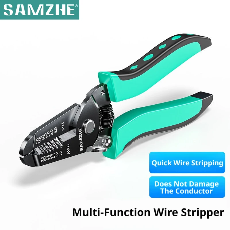 SAMZHE Multifunctional Electrician Pliers Wire Stripper Tool Wire Stripper Separator Industrial Wire Stripper Cutter Crimper
SAMZHE Multifunctional Electrician Pliers Wire Stripper Tool Wire Stripper Separator Industrial Wire Stripper Cutter Crimper