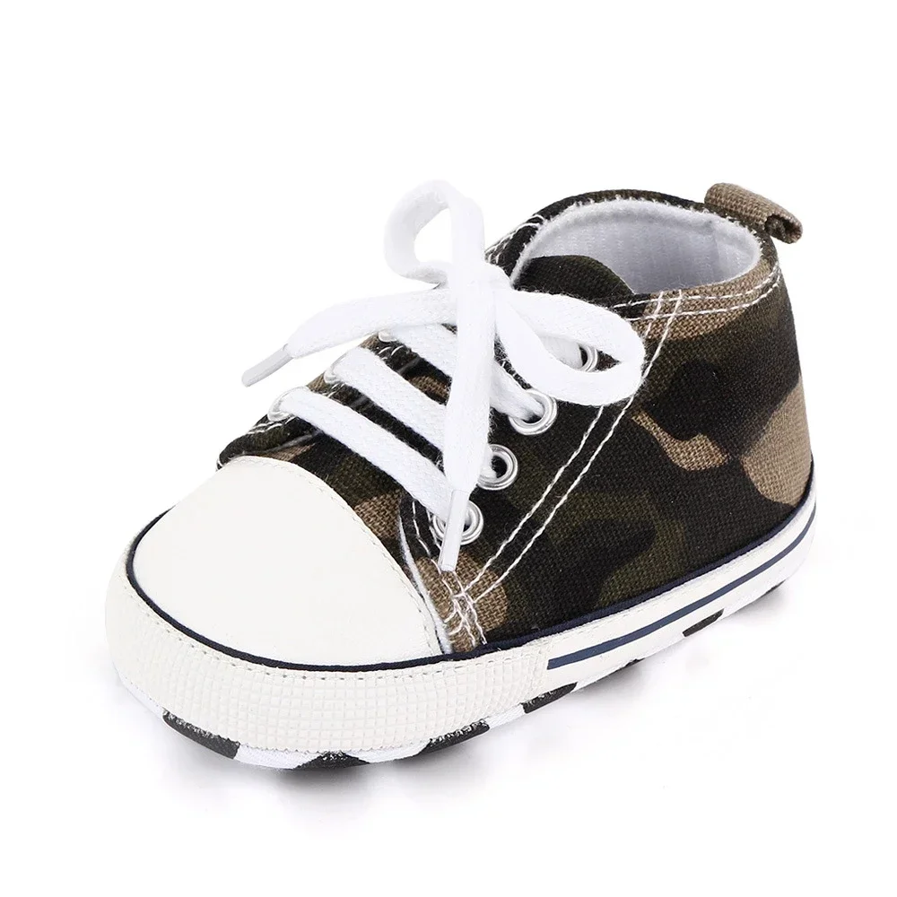 Camouflage Anti-slip Canvas Sneakers Casual First Walkers Lace-up Infant Crib Shoes for Baby Girls Boys
Camouflage Anti-slip Canvas Sneakers Casual First Walkers Lace-up Infant Crib Shoes for Baby Girls Boys