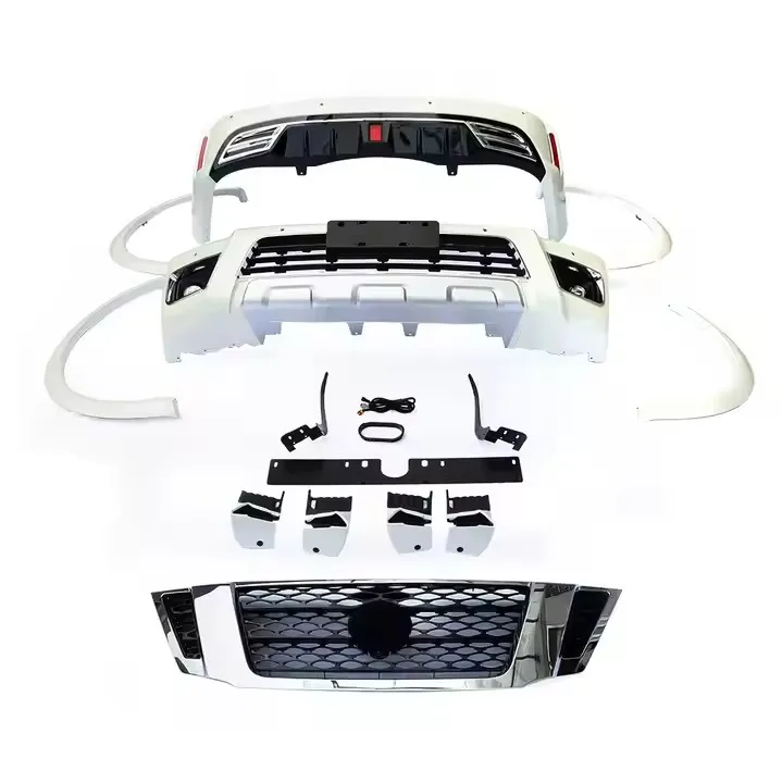 New 2021 Nis-san Patrol Y62 Body Kit with Grille and Front & Rear Bumper Guards
New 2021 Nis-san Patrol Y62 Body Kit with Grille and Front & Rear Bumper Guards