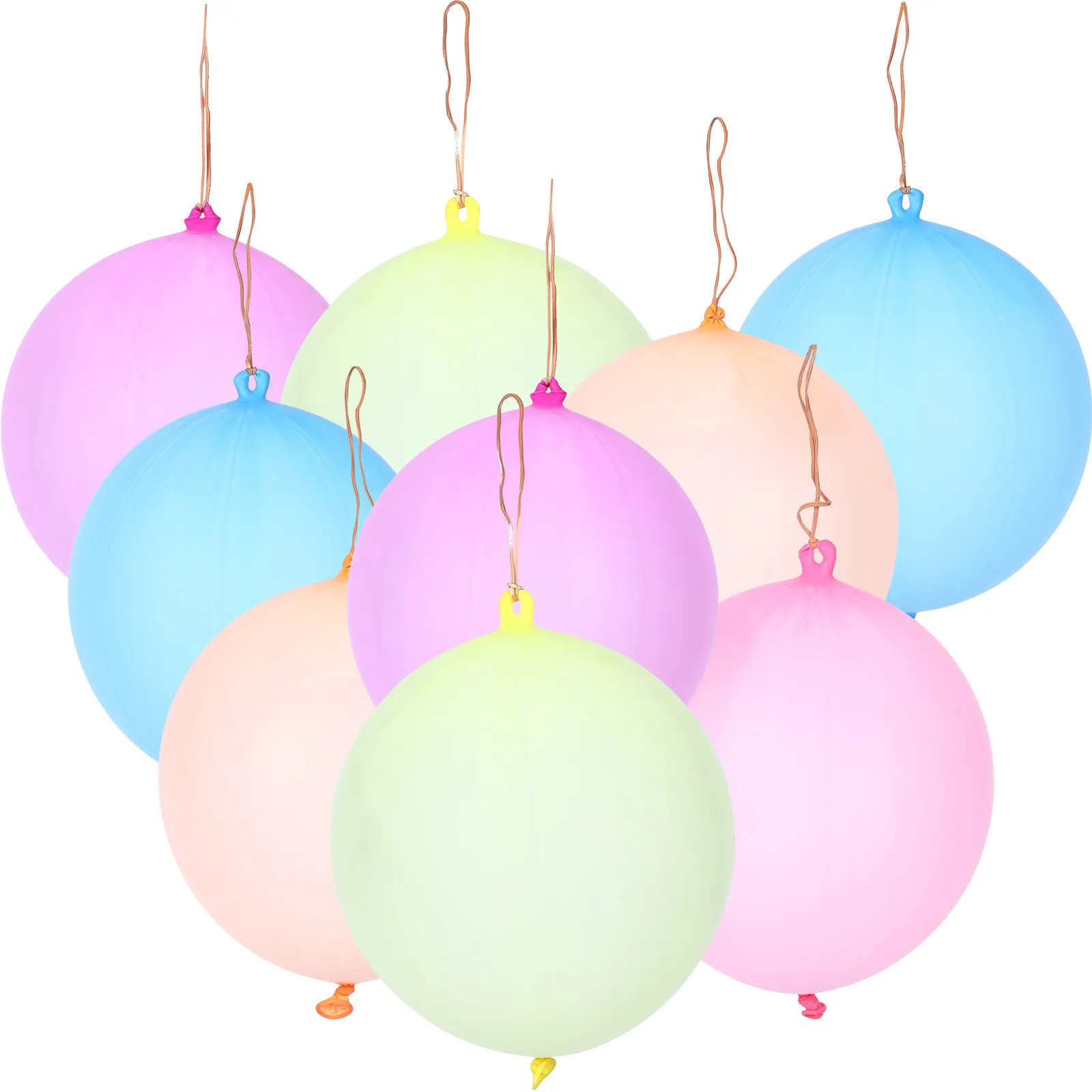 30Pcs Latex Punch Balloons Easy Knot Rubber Band Handle Punching Party Favors Fun Game Prop Festival Decoration
30Pcs Latex Punch Balloons Easy Knot Rubber Band Handle Punching Party Favors Fun Game Prop Festival Decoration