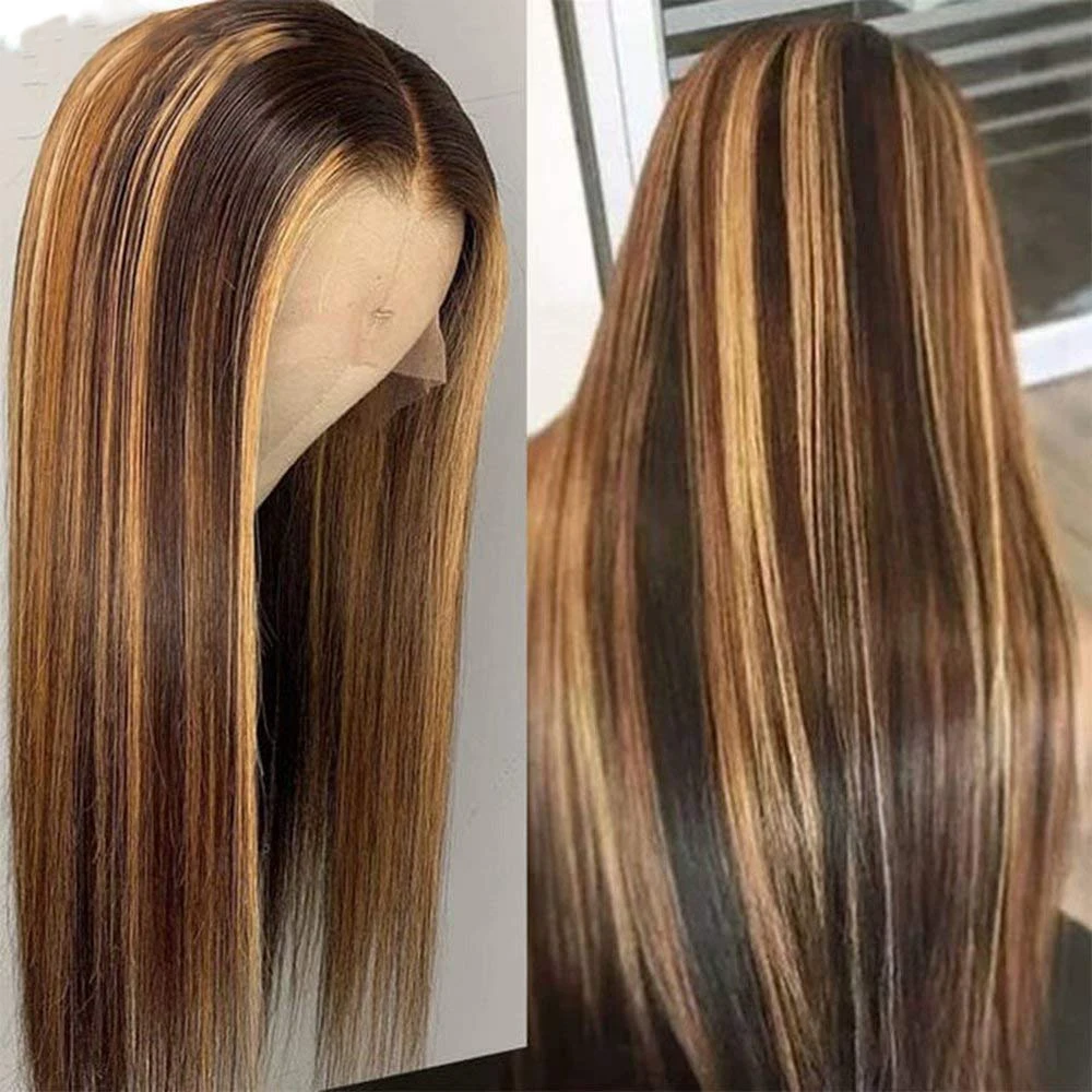 Soft 18inch 150 Density Highlight Blond Straight 100% Human Hair Wig 13x4 Lace Front with Baby Hair Pre-Plucked Soft Hair Wig
Soft 18inch 150 Density Highlight Blond Straight 100% Human Hair Wig 13x4 Lace Front with Baby Hair Pre-Plucked Soft Hair Wig