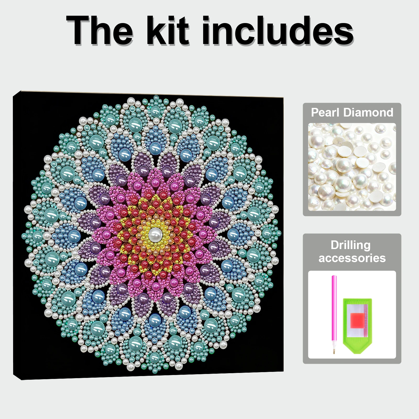 Lotus Pearl Mandala DIY Pearl Painting Art Kits With Frame for Adults Beginners Home Wall Decor Pearl Gem Paintings Picture Arts Craft 25x25cm
Lotus Pearl Mandala DIY Pearl Painting Art Kits With Frame for Adults Beginners Home Wall Decor Pearl Gem Paintings Picture Arts Craft 25x25cm