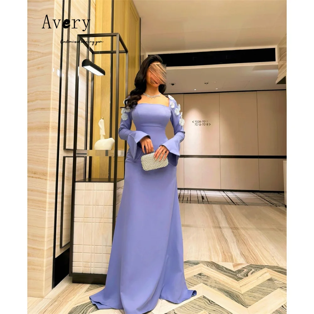 Avery Customized Purple 3D Flowers Fishtail Long Sleeves Luxurious Evening Dresses for Events Elegant Chic Woman Evening Dress
Avery Customized Purple 3D Flowers Fishtail Long Sleeves Luxurious Evening Dresses for Events Elegant Chic Woman Evening Dress