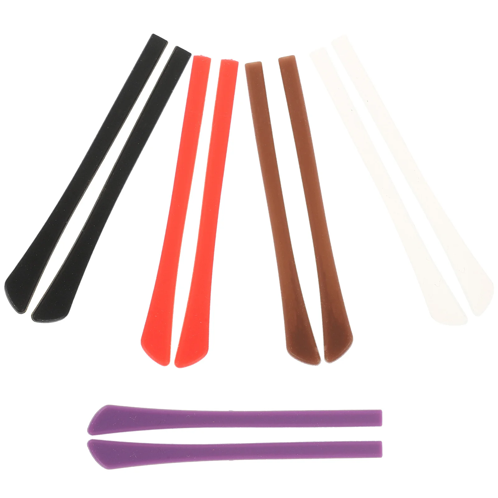 5Pairs Silicone Glasses Leg Covers Anti-Slip Eyeglasses Grips Non Slide Protective Covers for Glasses Sunglasses
5Pairs Silicone Glasses Leg Covers Anti-Slip Eyeglasses Grips Non Slide Protective Covers for Glasses Sunglasses