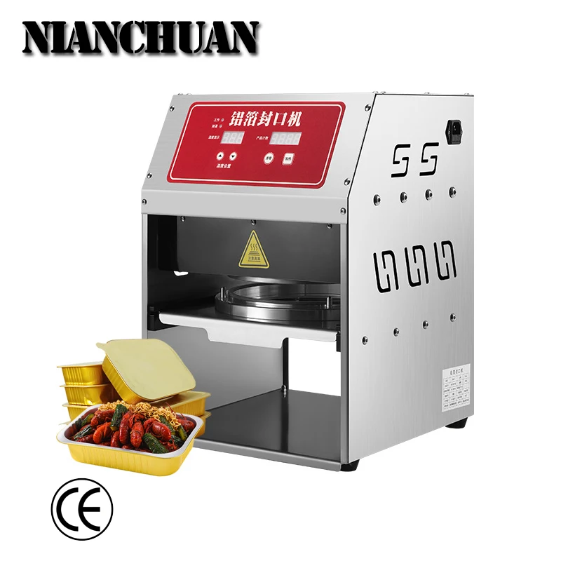 Commercial Semi-Automatic Sealing Machine for Beverage Aluminum Foil Fast Food Boxes Hot Pot Cups Cooked Food Take-Away Cases
Commercial Semi-Automatic Sealing Machine for Beverage Aluminum Foil Fast Food Boxes Hot Pot Cups Cooked Food Take-Away Cases