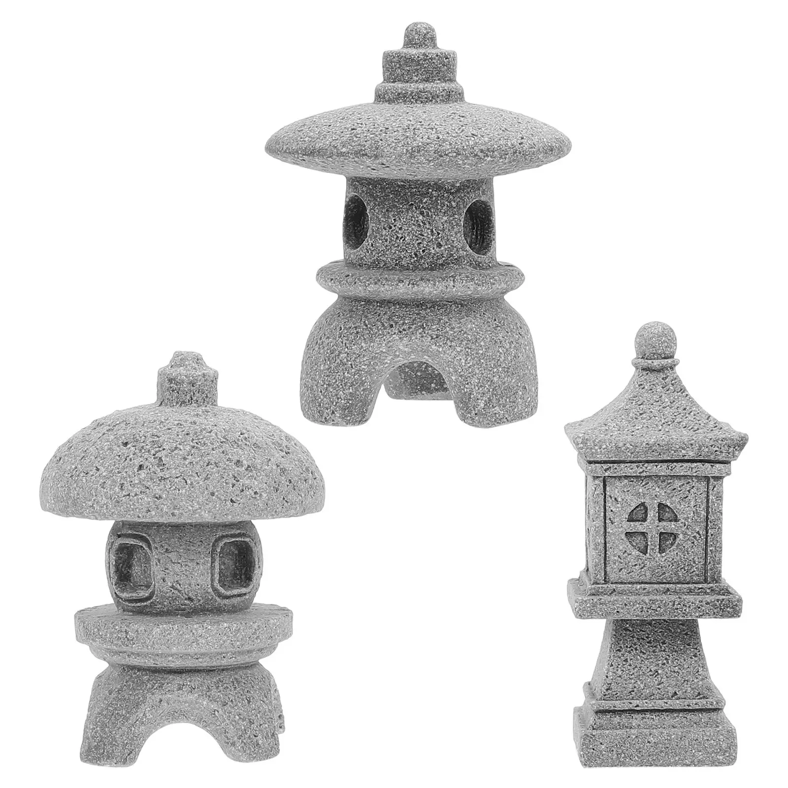 3 Pcs Stone Pavilion Ornaments Mini Statue Home Decor Garden Accessory Grey Sand Table Lightweight Durable Creative
3 Pcs Stone Pavilion Ornaments Mini Statue Home Decor Garden Accessory Grey Sand Table Lightweight Durable Creative