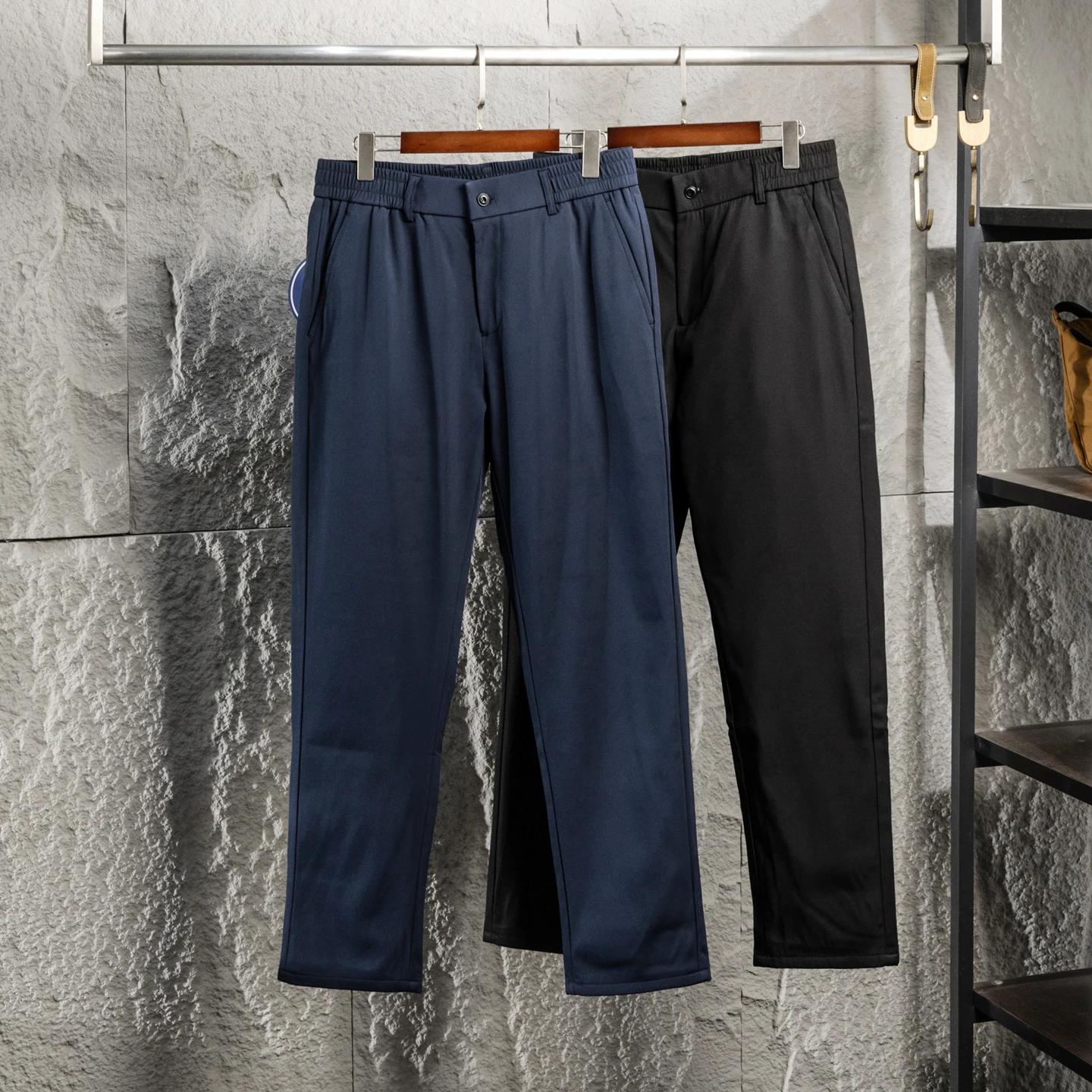 Men's Goose down Pants Thickened Straight Leg Casual Long Trousers Windproof Waterproof Warm Business Style Polyester Fiber
Men's Goose down Pants Thickened Straight Leg Casual Long Trousers Windproof Waterproof Warm Business Style Polyester Fiber