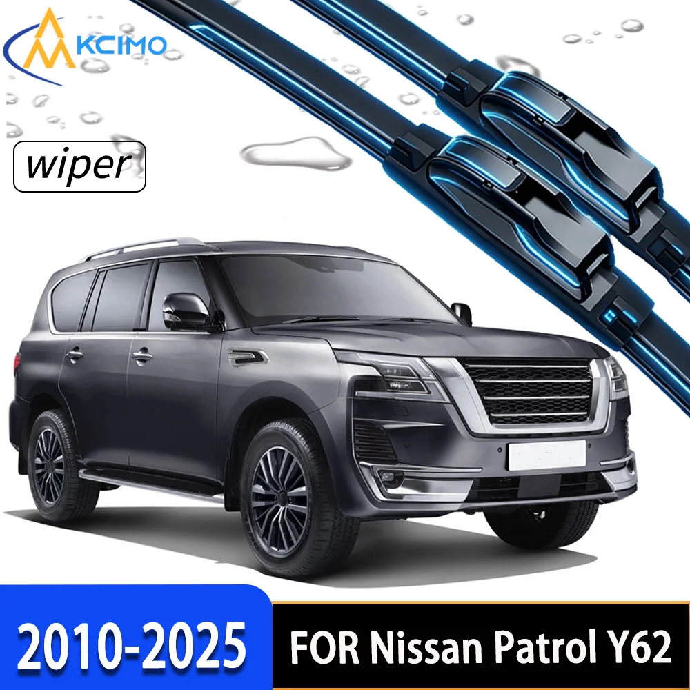 2Pcs Front Windshield Wiper Blades Fit For Nissan Patrol Y62 2010-2025, Premium Rubber Wipers for Clearer Driving Visibility
2Pcs Front Windshield Wiper Blades Fit For Nissan Patrol Y62 2010-2025, Premium Rubber Wipers for Clearer Driving Visibility